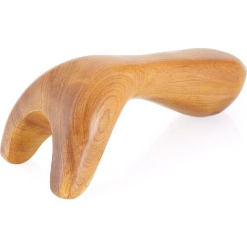 1Pcs Fragrant Wood Facial Nose Gua Sha Tool Body Acupoint Massage Hand Roller SPA Massager Health Stick Tool #242875