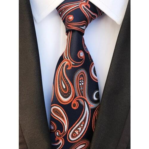 8CM Luxury Men Formal Tie Popular Woven Silk Necktie for Man Accessories