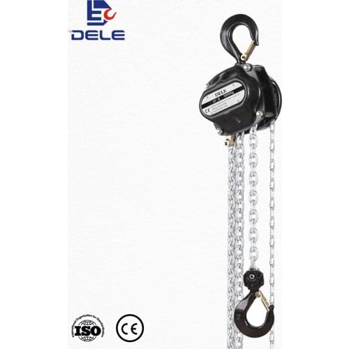 High Quality 0.5Ton Manual Chain Construction Hand Lifting Pulley Hoist Block Crane
