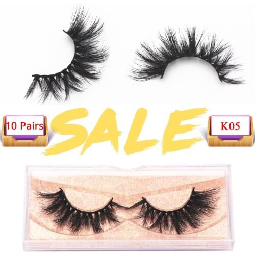10 Pairs Eyelashes Glam Look Mink Lashes Cruelty free 3D Lashes Crisscross Thick Long Mink False Eyelashes Makeup Fake Eyelashes