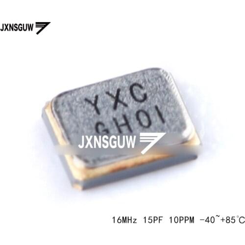 10PCS SMD passive crystal oscillator/YSX211SL 16MHz 15PF 10PPM X201616MPB4SI/2016_4P