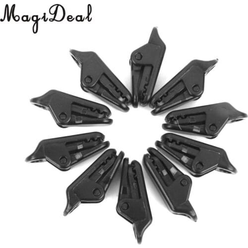 10Pcs Awning Clamp Tarp Clips Tent Pull Point Clip Snap Hangers Tent Camping Tighten Tool Outdoor Camping Tent Accessories