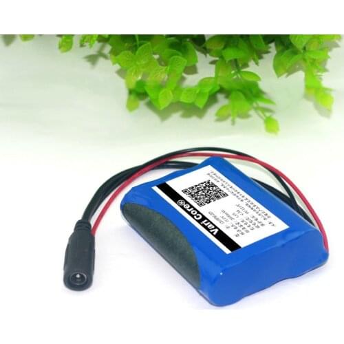 12 V 2600 mAh lithium-ion Battery 12.6 V to 11.1 V CCTV Camera Rechargeable battery pack 18650 batteries