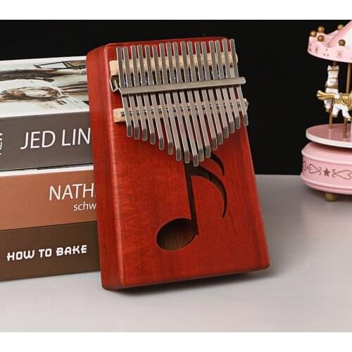 Solid Wood Kalimba 17 Key High Quality Gift Thumb Piano Portable Kalimba Key Fingers Teclado Musical Musical Instruments DE50MZ