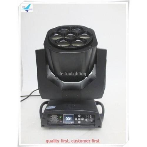 4pcs/lot Lyre LED Disco Light 7x15w Bee Eye Beam Moving Head Zoom Wash RGBW DMX512 Sound Active Stage Equipment Lighting Beam