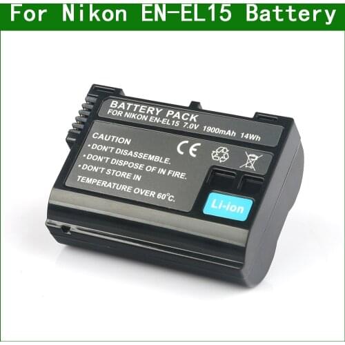EN-EL15 ENEL15 EN EL15 EN-EL15b Digital Camera Battery For Nikon D800 D800E D810 D810A D850 D7000 D7100 D7200 D75001 V1