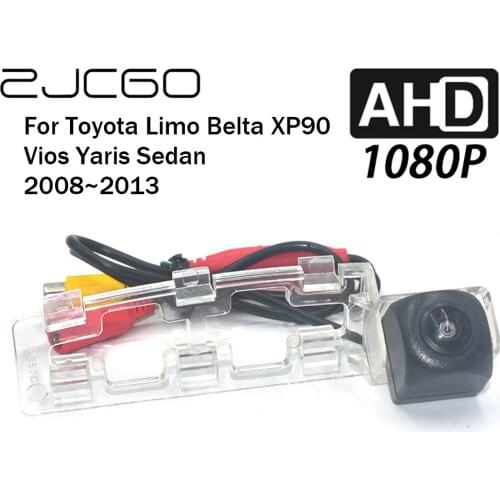 ZJCGO Car Rear View Reverse Backup Parking Reversing Camera for Toyota Limo Belta XP90 Vios Yaris Sedan 2008~2013