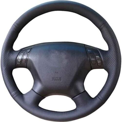 Car Steering Wheel Cover For Honda Accord 7 2004-2007 Customize Steering Wrap Microfiber Leather Hand Sewin