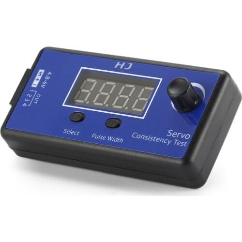 DC 4.8-6V Mini 3 Modes Digital Servo/ESC Consistency Tester Steering Gear Measurement for RC Helicopter Airplane Car Tool