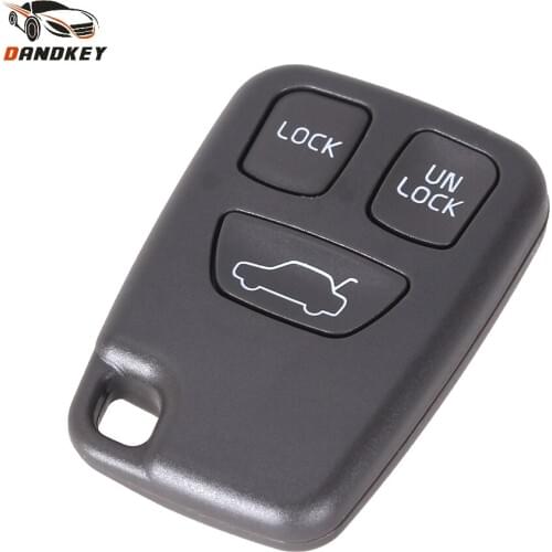 Dandkey New Replacement 3/4 3+1 Buttons For Volvo S40 S60 S70 S80 S90 V40 V70 V90 XC70 XC90 Remote Car Key Shell Fob Case Cover