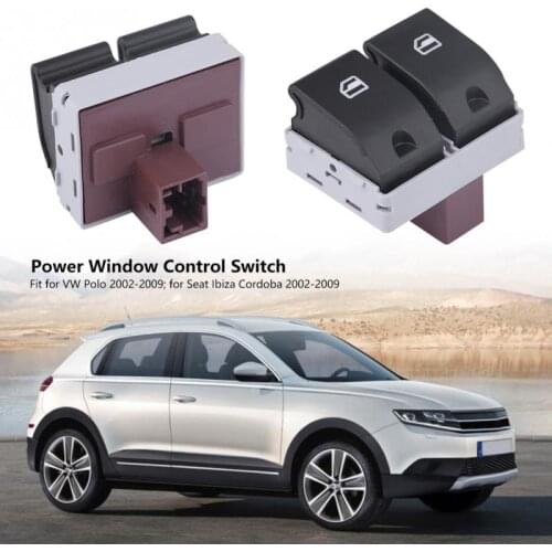 Electric Power Window Switch Button for VW Polo 02-09 Seat Ibiza Cordoba 02-09 6Q0959858