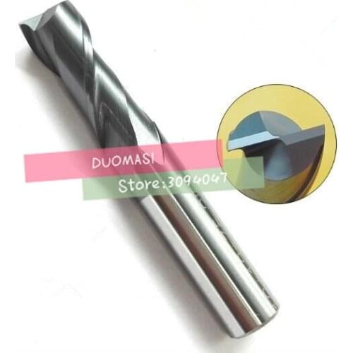Fresa Cnc Router 2f-6.0*6*13*50,hrc50,carbide End Mills,carbide Square Flatted Mill,2 Flute,coating:nano,factory Outlet Length