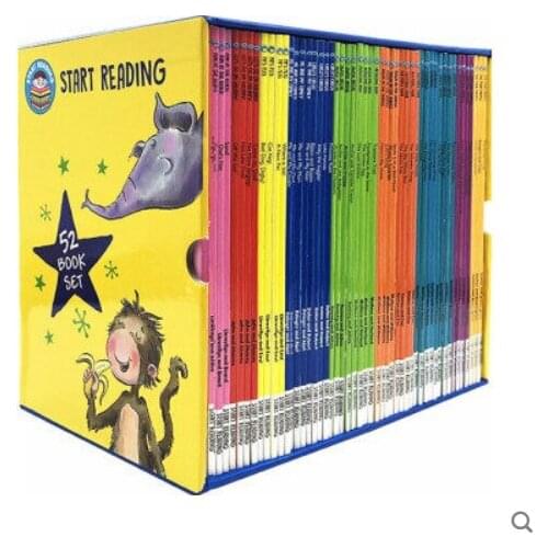 4-7 year 52 book/set Hachette Start Reading Childrens Enlightenment graded books Improving English reading Early education