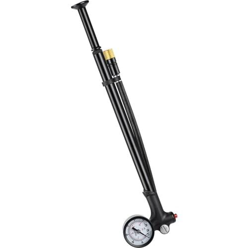 High-Pressure Shock Fork Pump (120 Psi) MTB Bike Bicycle Mini Pump w/ Gauge