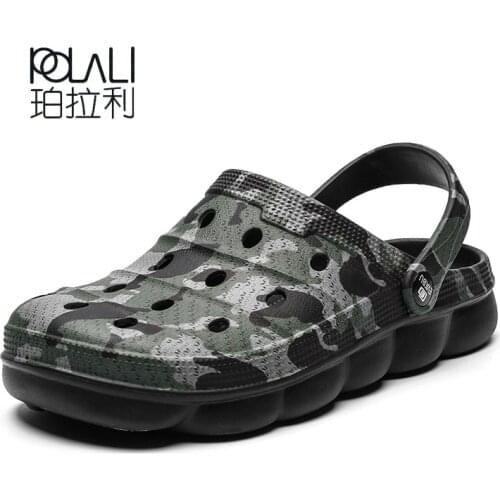Men Causal Summer Sandals EVA Garden Clogs Sandals Soft Memory Hospital Shoes Men Slip On Beach Water Slippers Zapatos Hombre