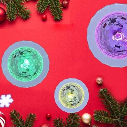 2021 New LED Stage Light USB Charging Crystal Flash Ball Lamp with Three Light Mode