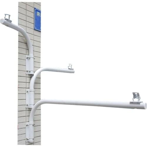 OwlCat High Quality CCTV Camera Extension Stand L shape Wall Mount External Wall Corner Bracket Waterproof Length 600MM