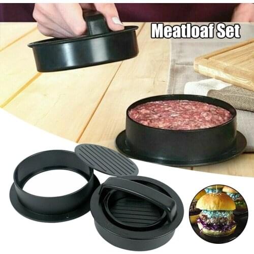 ABS Hamburger Meat Press Maker Round Shape Non-Stick Stuffed Burger Patties Beef Grill Pie Press Mould Maker Kitchen Accessories