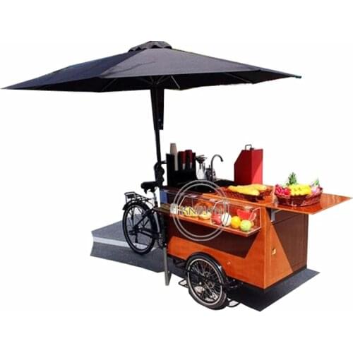 Manual/Electric China coffee snack food bike cart/fast food tricycle
