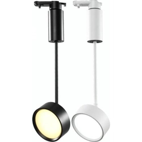 Track Light 10W 12W 15W LED Track Lights Fixture Spot ceiling Lamp 110V 220V Spotlight Rail Lighting For Shop kitchen Room