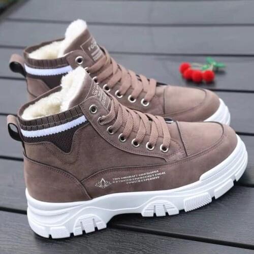 Cotton Shoes Women 2021 New Winter Plus Velvet All-match Student Thick-soled Thickened Warm Snow Womens Cotton Boots