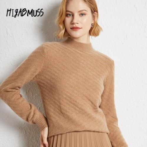 Womens 2021 Autumn And Winter New Commuter Knitted Solid Color Loose Large Size Knitted Top Pullover Women Harajuku Sweater