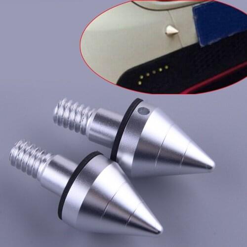 2Pcs Car Rear Bumper Anti Crash Spike Guard Protector Decor Fit For Benz Smart Fortwo ED 451 2008 2009 2010 2011 2012 2013 2014