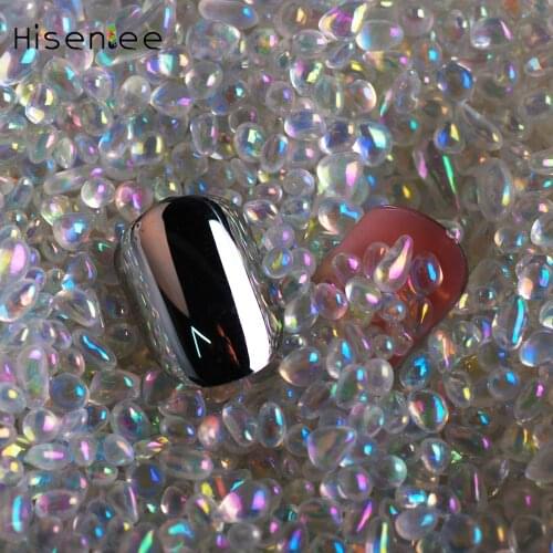20g/bag High Quality Chameleon Gradient Nails Small Irregular Glass Stone Rhinestones 3D Charm DIY Nail Art Decoration