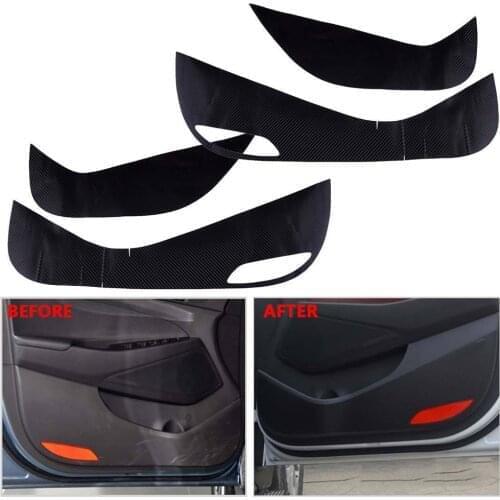 4 Pieces Door Anti Kick Anti Dirty Guard Cover Trim For Hyundai Tucson 2015-2017