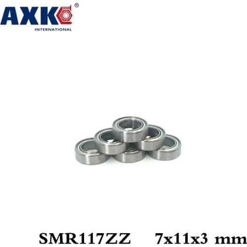 Axk Smr117zz Abec-5 (10pcs) 7x11x3 Mm Stainless Steel Miniature Smr117 Zz Ball Bearings Smr117-zz