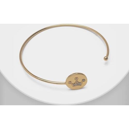 Amorita boutique Crown design fashion elegant temperament bangles