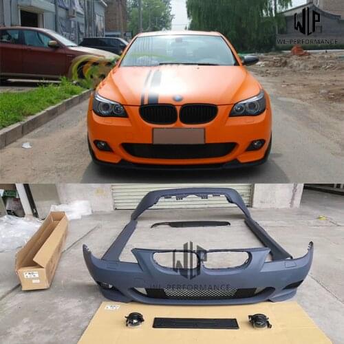 E60 High Quality PP Car Body Kit Front Rear Bumper Side SKirts For BMW 5 Series E60 520i 523i 525i MT Car Body Kit 04-10