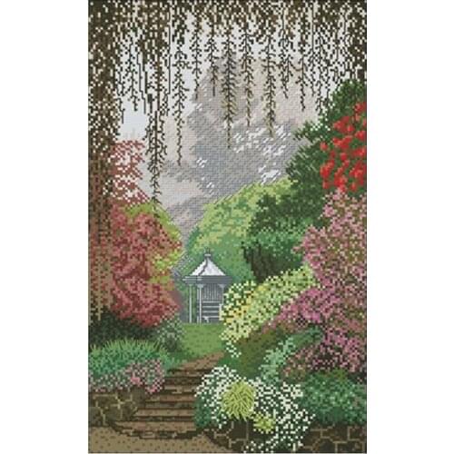 Beautiful secret garden patterns Counted Cross Stitch 11CT 14CT 18CT DIY Cross Stitch Kits Embroidery Needlework Sets home decor