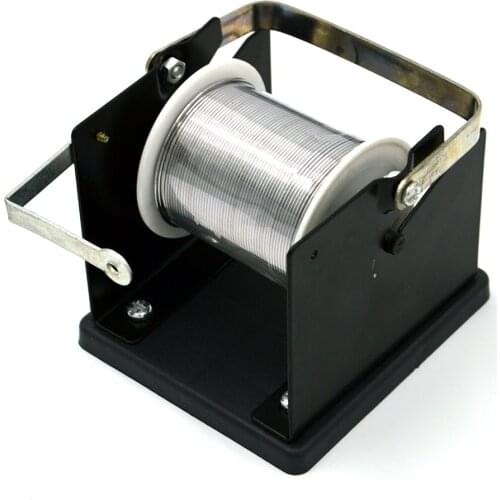 200g 1.0mm Solder Wire Set with Stand Holder Support Adjustable Solder Reel Dispenser 63/37 Tin Welding Wires Soldering Supplies