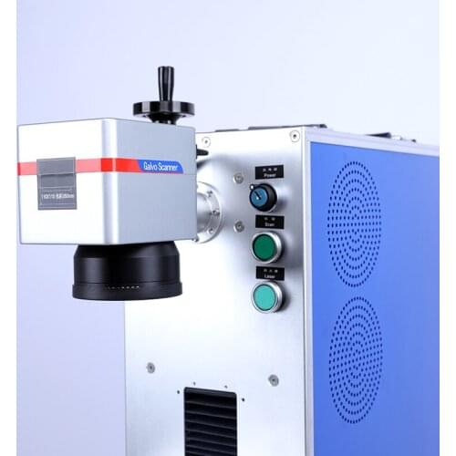 Desktop 20w fiber laser marking machine 30w mini small laser printer marking machine metal