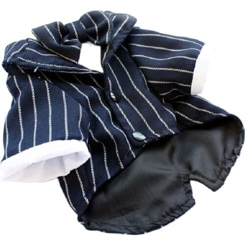 Small Dog Clothes Dog Wedding Suit Striped Dogs Clothing For Small Dogs Costume french bulldog Cat Pet Outfit