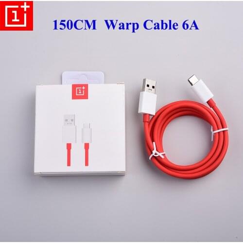 Original One plus 6A Warp Charger USB Cable Fast Dash Quick Charging Type-C Data Cable For Oneplus 1+ 3T 5 5T 6 6T 7 7T 8 Pro 1M