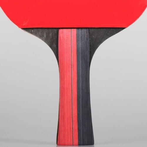 Carbon surface black table tennis racket foreign trade table tennis racket set PPQ two shots three balls hot sale style