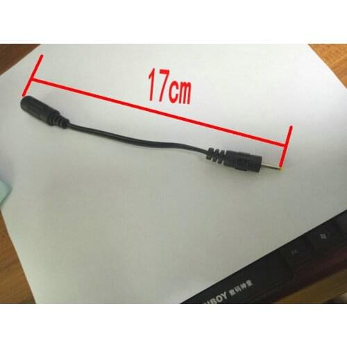 3000pcs DC Power Connector Jack 5.5 x 2.1mm Female to 2.5mmx0.7mm Male Plug Cable plug adapter 17CM Selling