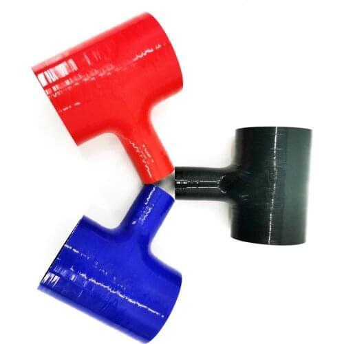 3" T Piece Silicone Hose 76mm T Shape Tube Pipe for 35mm ID