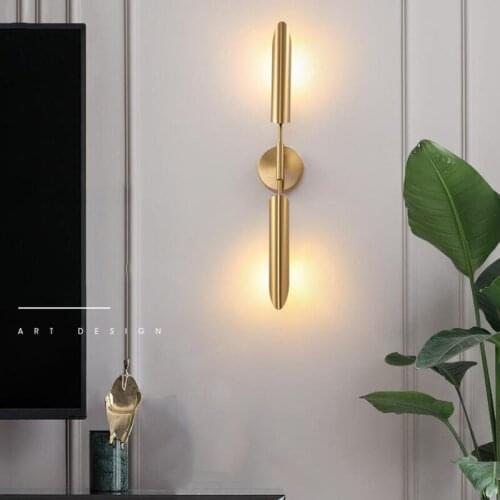 Modern Personality Wall Lamp Creative Metal Background Lighting Fixture Home Bedside Living Room Aisle Decoration Lights