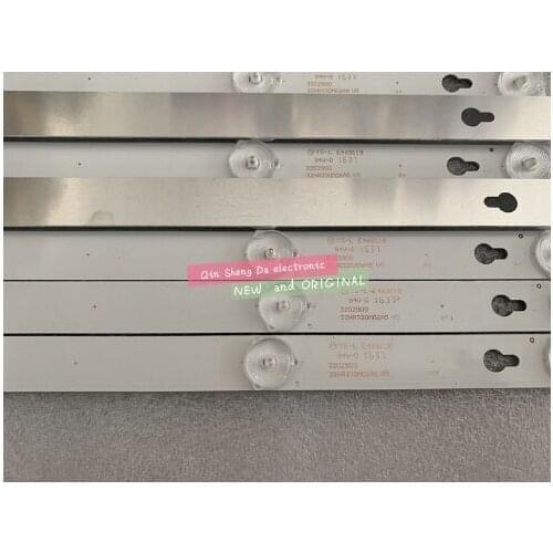 6LED(6V) 560mm LED Backlight Strip for L32P1A 4C-LB3206-HR03J HR01J 32D2900 32HR330M06A5 V5
