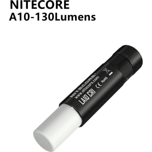 100% Original NITECORE LA10 135 Lumens 360°ighting Retractable Barrel AA battery Childrens Mini Flashlight For Outdoor Camping