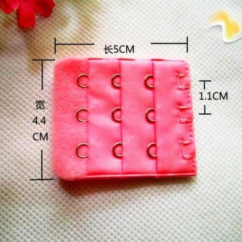 100PCS/LOT SMALL 3 ROWS* 3 HOOKS BRA Hook EXTENDER Underwear Lingerie Extension Sewing Supplies