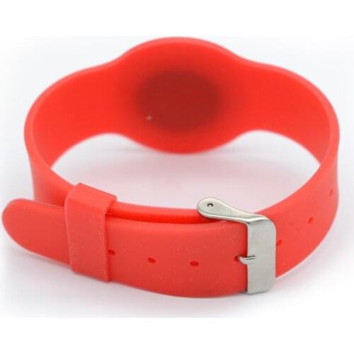 1000pcs/lot 125Khz EM4200 64bits ISO18000-2 RFID smart wristband RFID bracelet silicone wristband