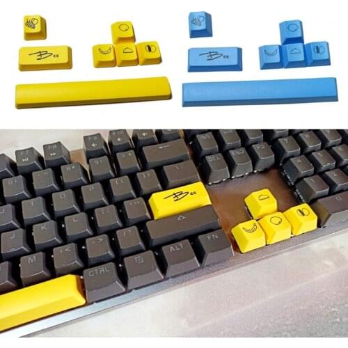 6.25U Space Keycap PBT Dye-Sub Esc Enter Arrow Keycap for Mechanical Keyboard