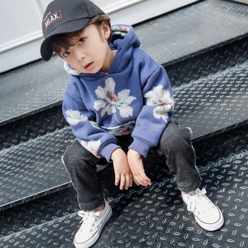 Childrens Sweatshirt Baby Boys Clothes 2019 Spring New Kids Boys Hooded T Shirt Toddler Cotton Fashion Casual Coat Baby Top Tee