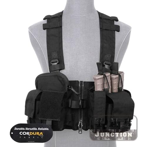 Emerson UW 5th Gen Tactical Chest Rig MF Style Quick Detachable Chest Vest Bellyband For Shooting Airsoft Paintball Black