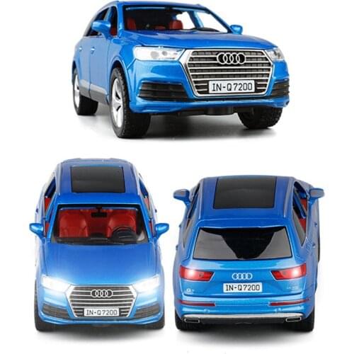 Nicce1:32 High Simulation City Q7 SUV Model Car Alloy Diecast Metal Pull Back Cars Toy Educational Collection For Kids V088
