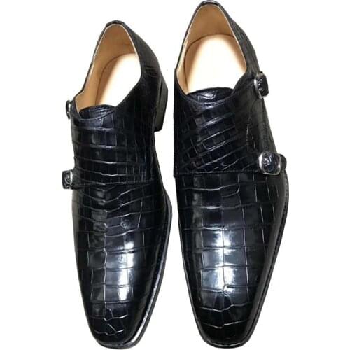 Xinepiju men crocodile shoes men crocodile leather sheos men leisure shoes Dinner business shoes